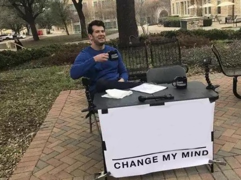 Change My Mind meme about Ancestral Supplements