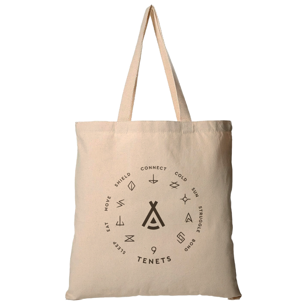 Canvas Tote Bag printed with the 9 tenets